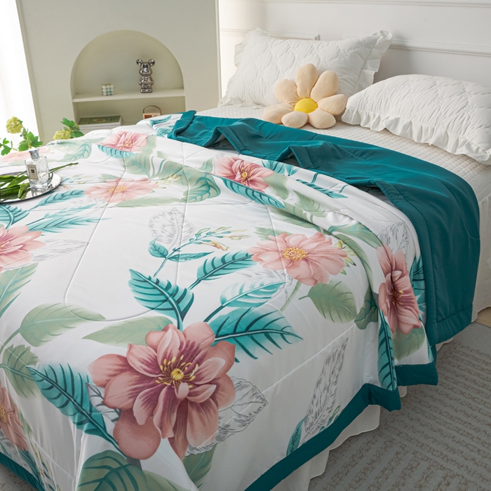 91家纺网 家纺一手货源 找家纺 （总）美丽折家纺 2026新款乳胶被夏凉被空调被