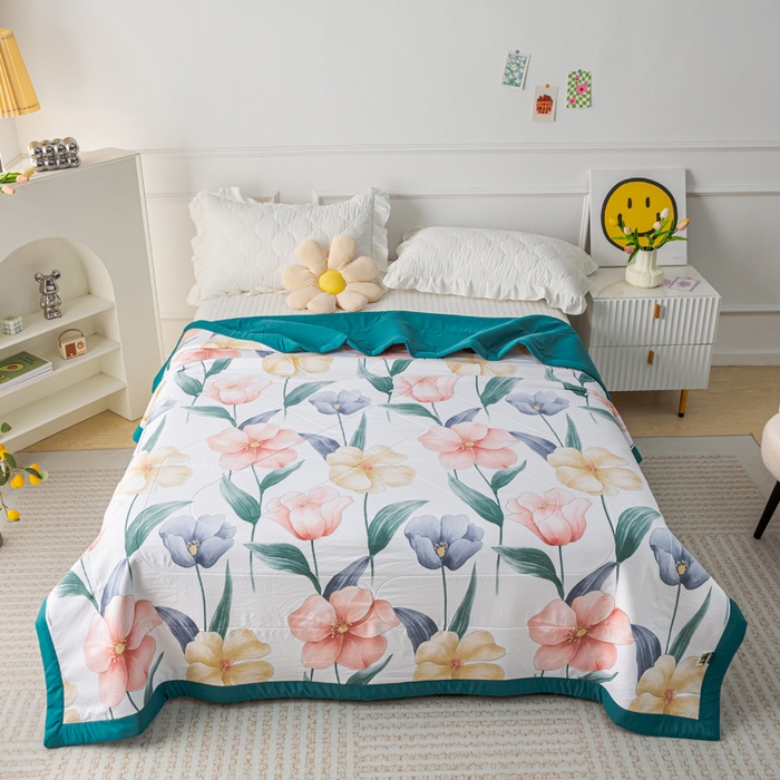 91家纺网 家纺一手货源 找家纺 （总）美丽折家纺 2026新款乳胶被夏凉被空调被