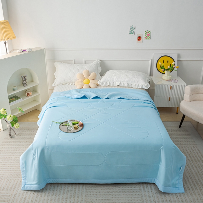 91家纺网 家纺一手货源 找家纺 （总）美丽折家纺 2026新款乳胶被夏凉被空调被