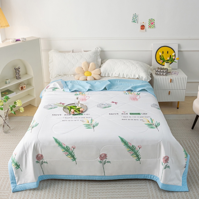 91家纺网 家纺一手货源 找家纺 （总）美丽折家纺 2026新款乳胶被夏凉被空调被