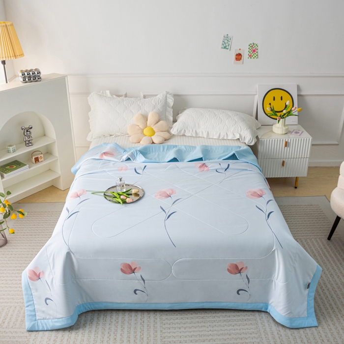 91家纺网 家纺一手货源 找家纺 （总）美丽折家纺 2026新款乳胶被夏凉被空调被