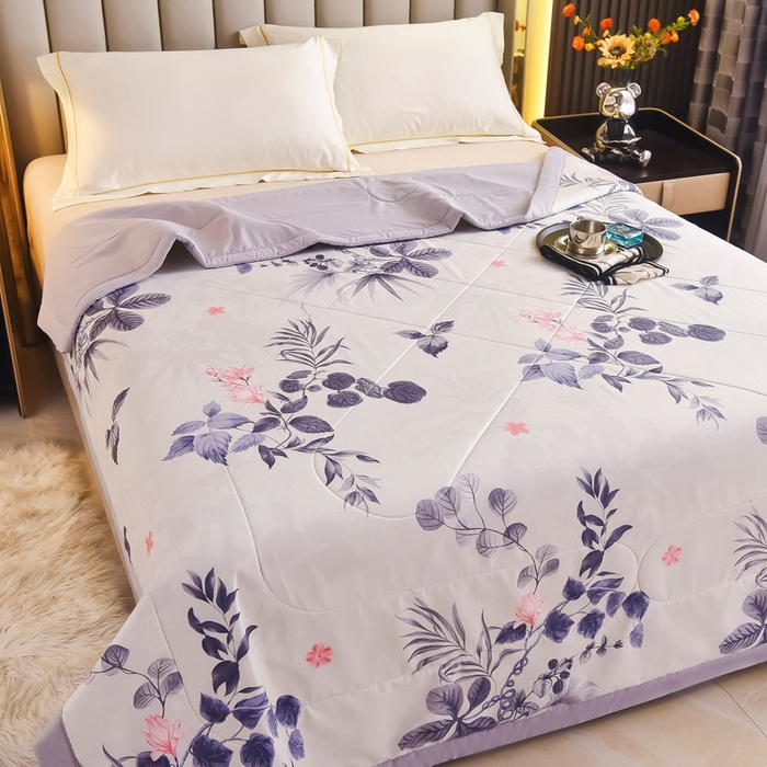 91家纺网 家纺一手货源 找家纺 美丽折家纺 2026新款乳胶被夏凉被空调被 春晓