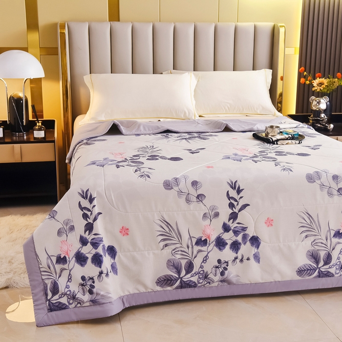 91家纺网 家纺一手货源 找家纺 美丽折家纺 2026新款乳胶被夏凉被空调被 春晓