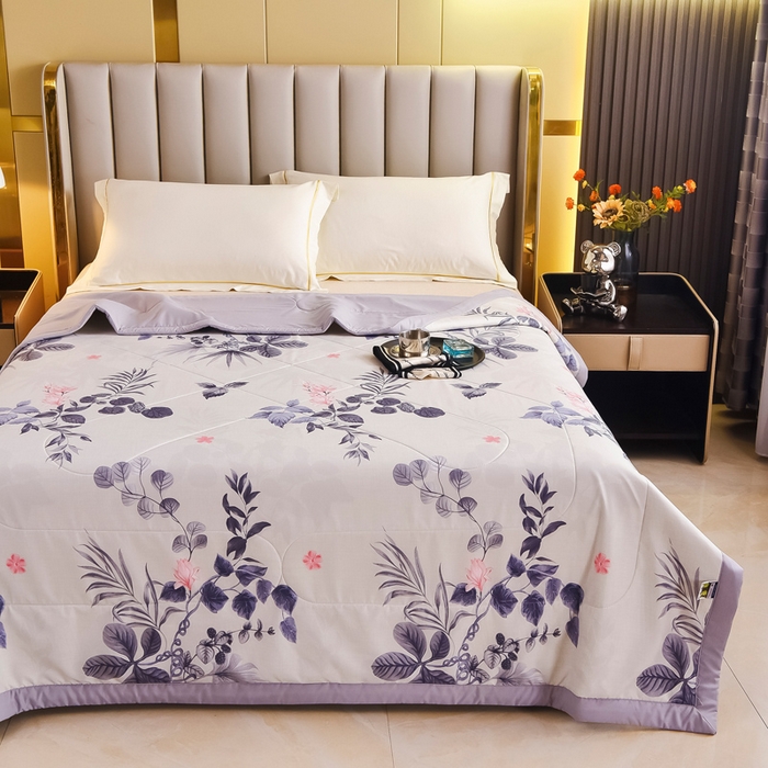 91家纺网 家纺一手货源 找家纺 美丽折家纺 2026新款乳胶被夏凉被空调被 春晓