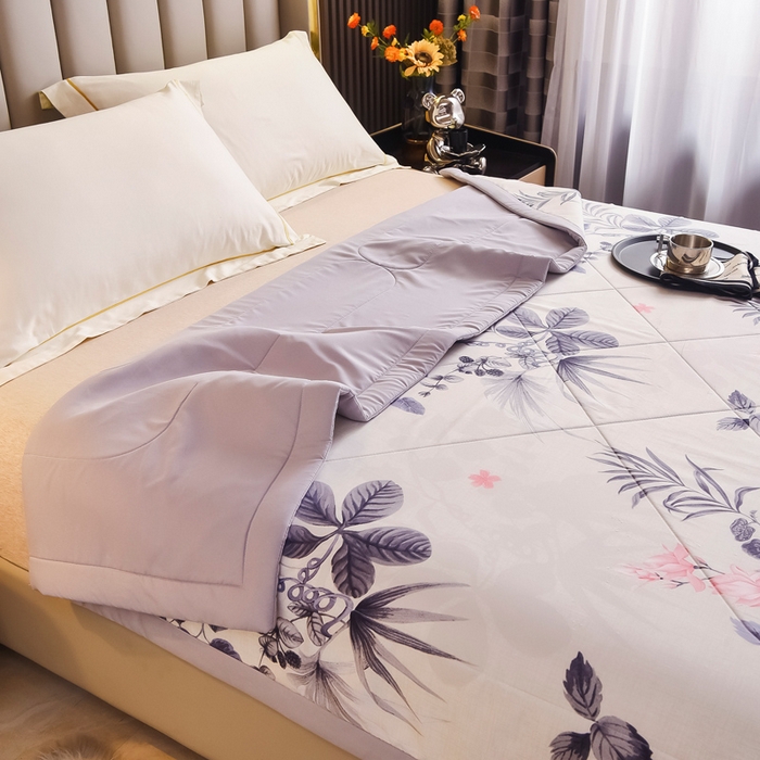 91家纺网 家纺一手货源 找家纺 美丽折家纺 2026新款乳胶被夏凉被空调被 春晓