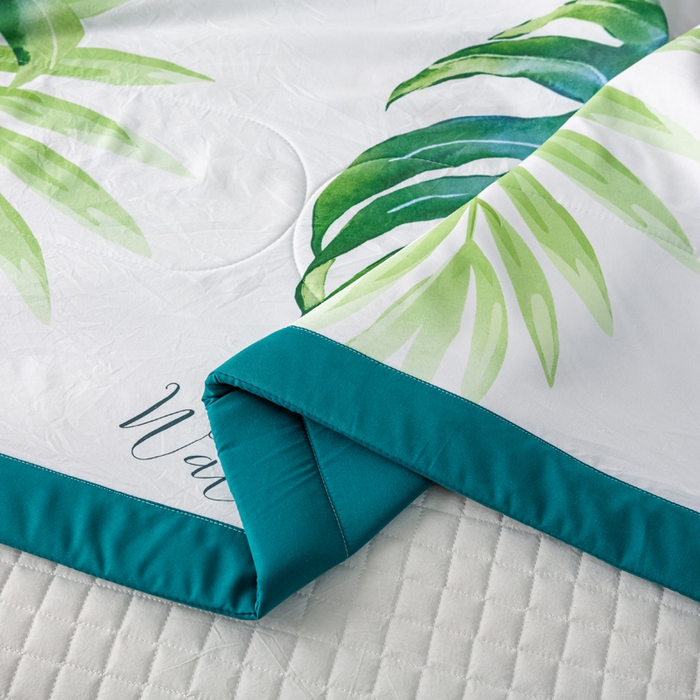 91家纺网 家纺一手货源 找家纺 美丽折家纺 2026新款乳胶被夏凉被空调被 春意盎然