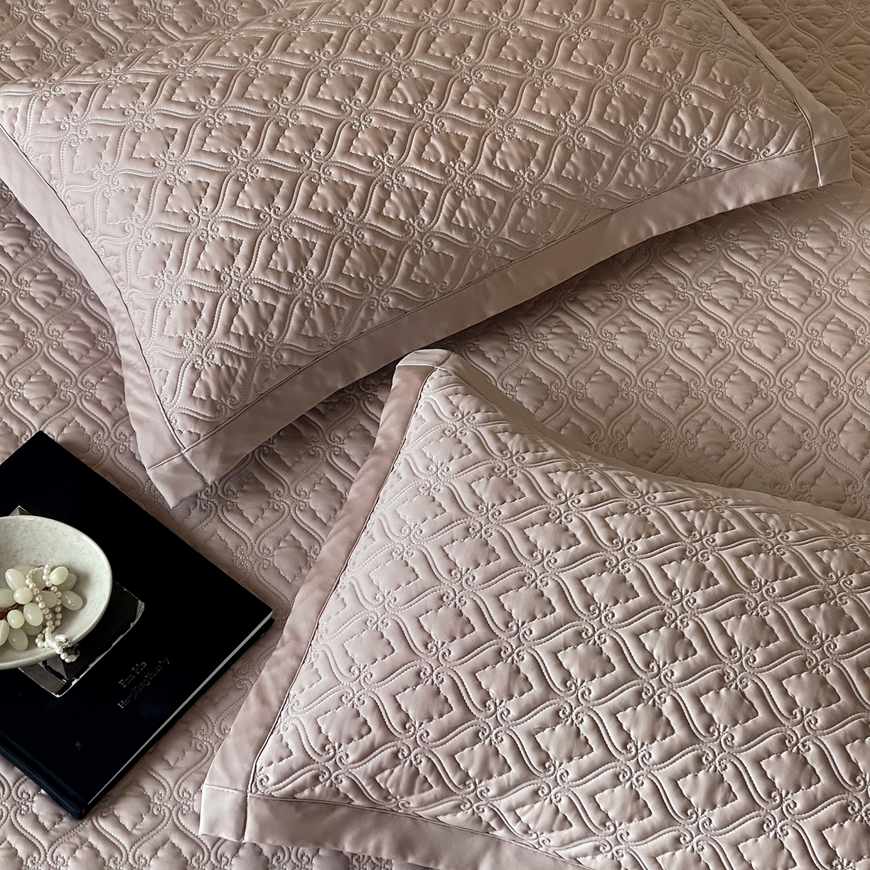 91家纺网 家纺一手货源 找家纺 傲蕾良品 2026新款韩国高量子冰丝床盖款软凉席 琉璃紫