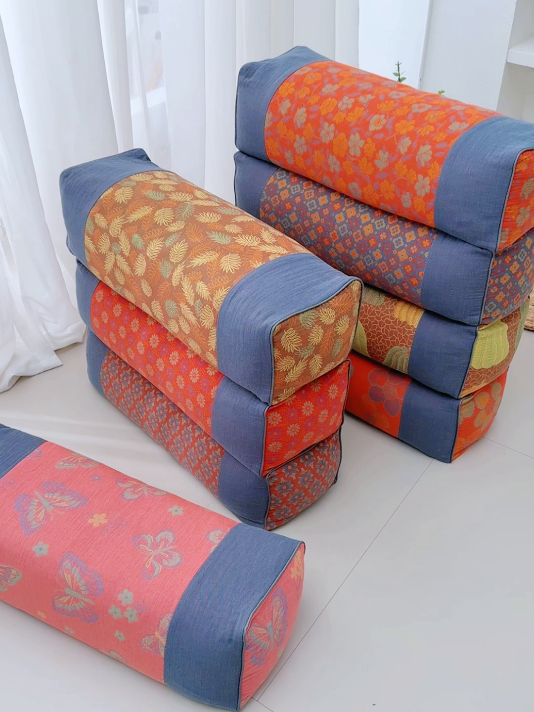 91家纺网 家纺一手货源 找家纺 （总）仁宇枕业 2026新款全棉提花双层纱宫廷款荞麦枕头枕芯