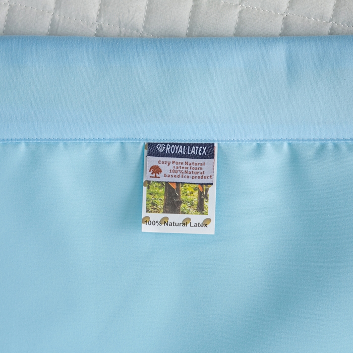 91家纺网 家纺一手货源 找家纺 美丽折家纺 2026新款乳胶被夏凉被空调被 蓝色