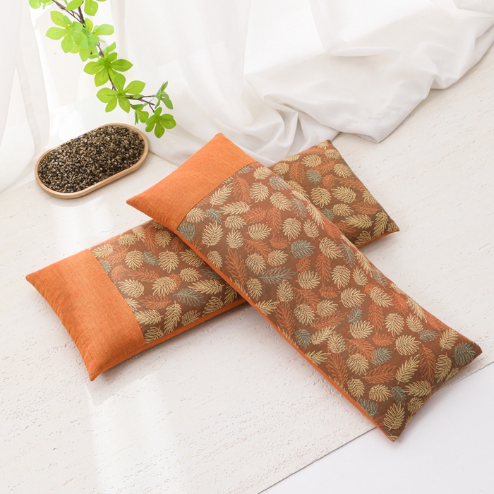 91家纺网 家纺一手货源 找家纺 （总）仁宇枕业 2026新款全棉提花双层纱拼色款腰枕头枕护颈枕头枕芯