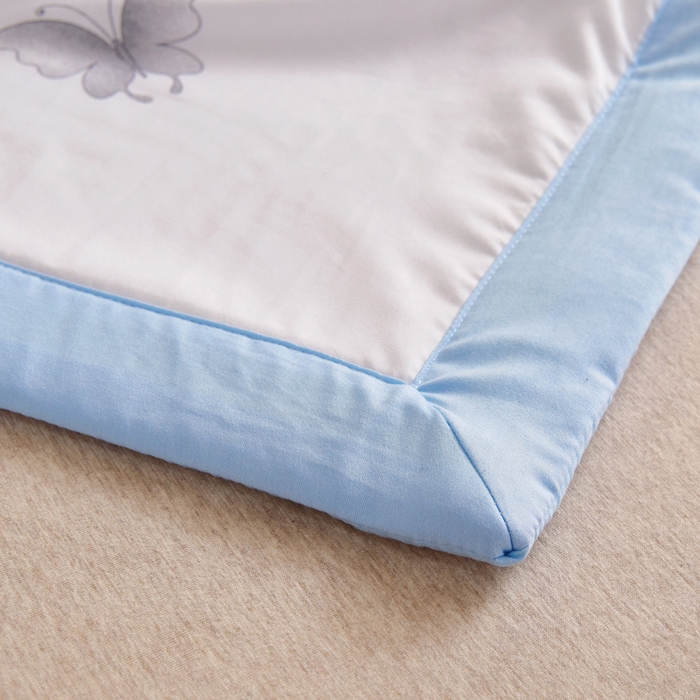 91家纺网 家纺一手货源 找家纺 美丽折家纺 2026新款乳胶被夏凉被空调被 七彩蝴蝶