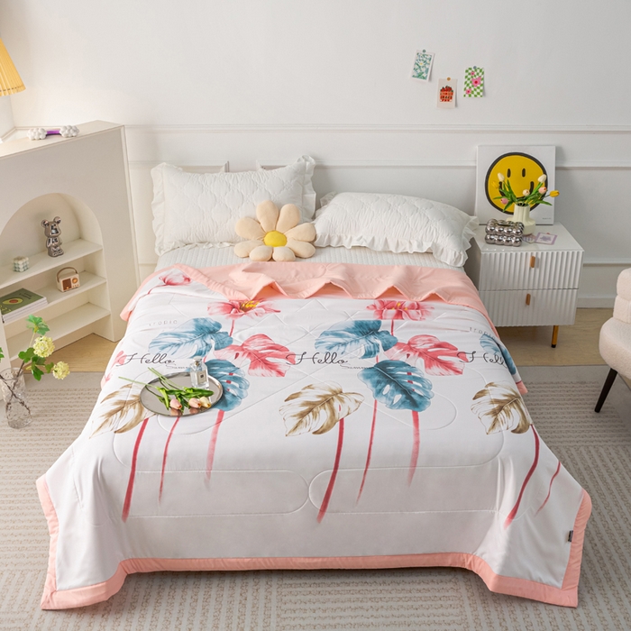 美丽折家纺 2026新款乳胶被夏凉被空调被 清新夏日