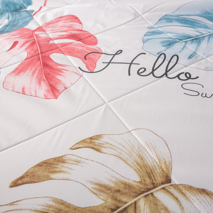 91家纺网 家纺一手货源 找家纺 美丽折家纺 2026新款乳胶被夏凉被空调被 清新夏日