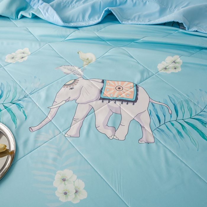 91家纺网 家纺一手货源 找家纺 美丽折家纺 2026新款乳胶被夏凉被空调被 泰象