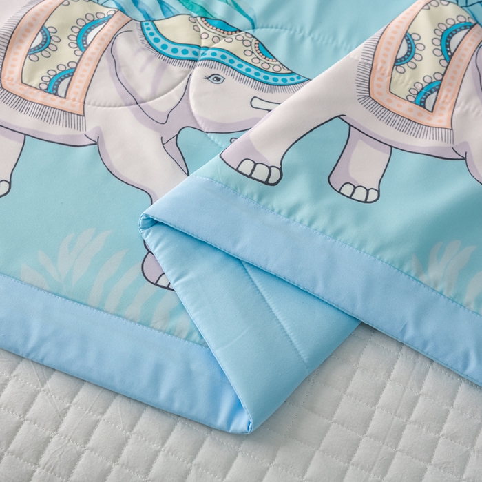 91家纺网 家纺一手货源 找家纺 美丽折家纺 2026新款乳胶被夏凉被空调被 泰象