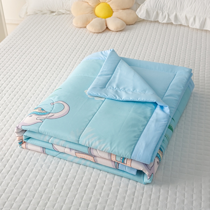 91家纺网 家纺一手货源 找家纺 美丽折家纺 2026新款乳胶被夏凉被空调被 泰象