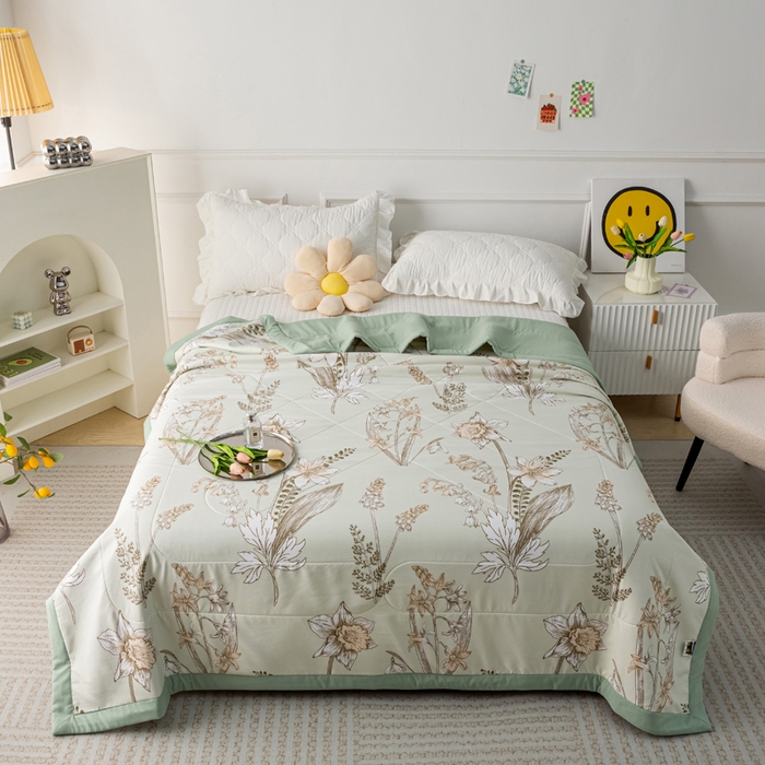 美丽折家纺 2026新款乳胶被夏凉被空调被 晚秋