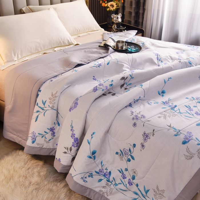 91家纺网 家纺一手货源 找家纺 美丽折家纺 2026新款乳胶被夏凉被空调被 熹微