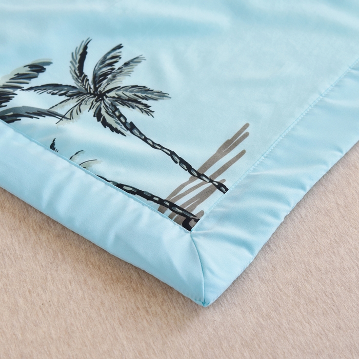 91家纺网 家纺一手货源 找家纺 美丽折家纺 2026新款乳胶被夏凉被空调被 夏日风情