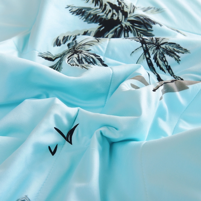 91家纺网 家纺一手货源 找家纺 美丽折家纺 2026新款乳胶被夏凉被空调被 夏日风情