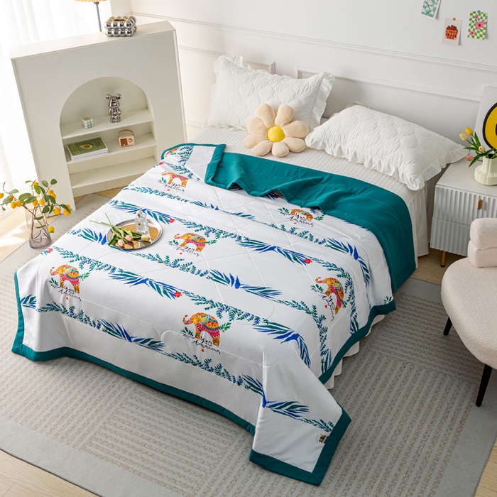 91家纺网 家纺一手货源 找家纺 美丽折家纺 2026新款乳胶被夏凉被空调被 新皇家