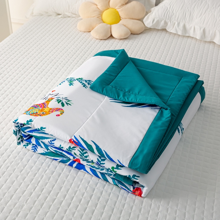 91家纺网 家纺一手货源 找家纺 美丽折家纺 2026新款乳胶被夏凉被空调被 新皇家