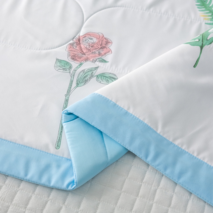 91家纺网 家纺一手货源 找家纺 美丽折家纺 2026新款乳胶被夏凉被空调被 幸福花瓶