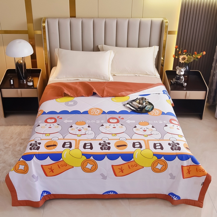 美丽折家纺 2026新款乳胶被夏凉被空调被 一日暴富