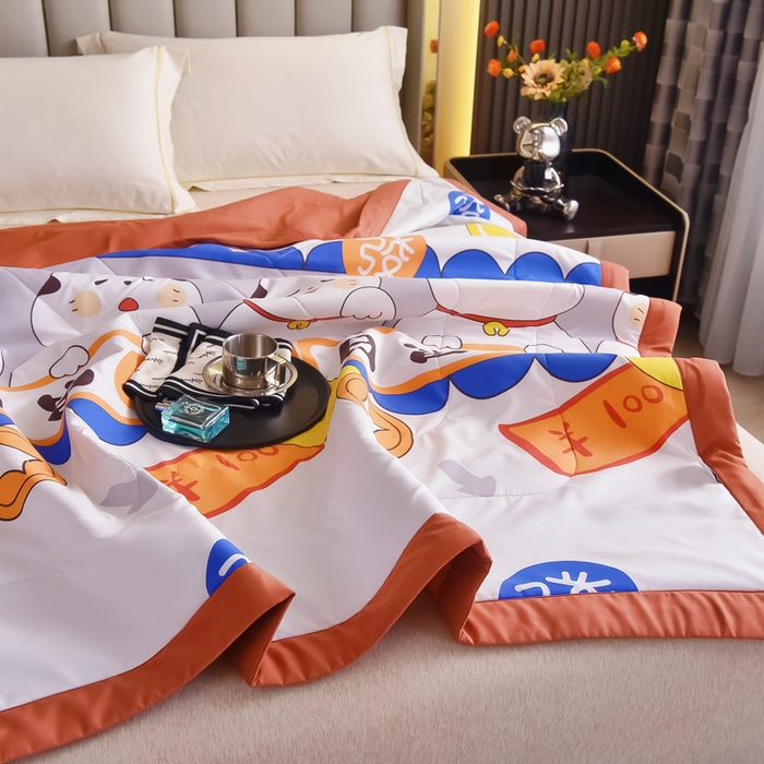 91家纺网 家纺一手货源 找家纺 美丽折家纺 2026新款乳胶被夏凉被空调被 一日暴富