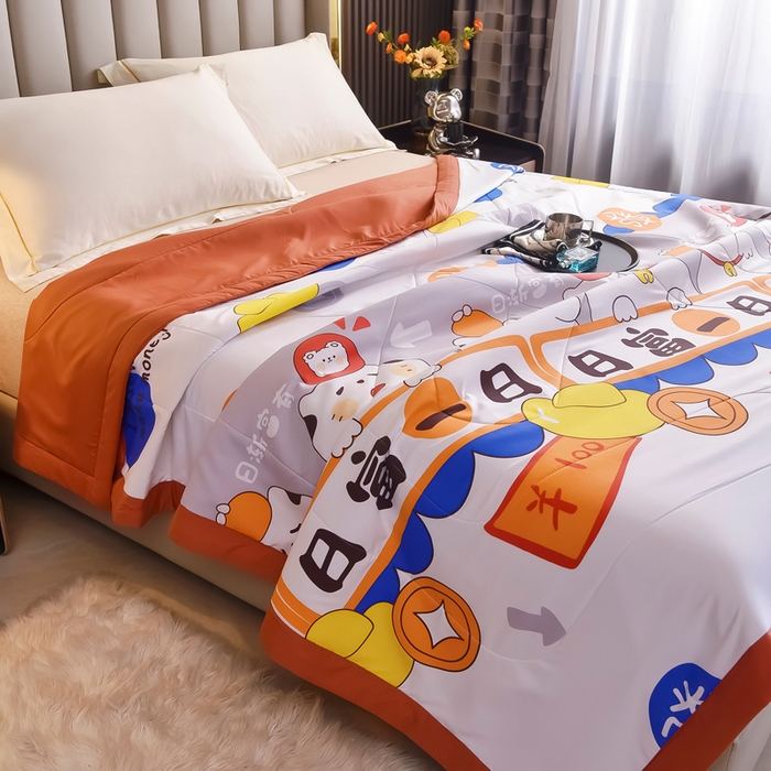 91家纺网 家纺一手货源 找家纺 美丽折家纺 2026新款乳胶被夏凉被空调被 一日暴富