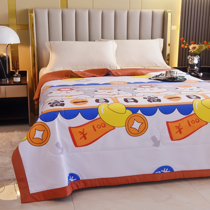 91家纺网 家纺一手货源 找家纺 美丽折家纺 2026新款乳胶被夏凉被空调被 一日暴富