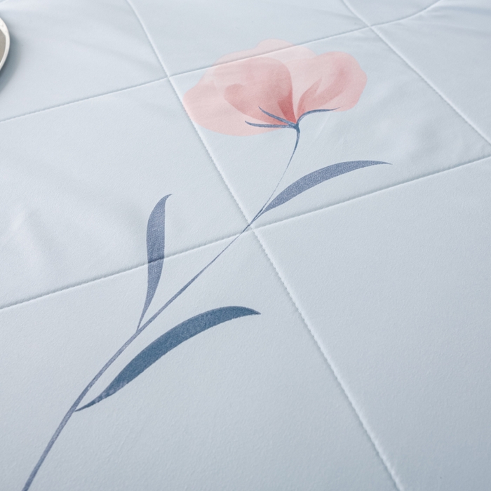 91家纺网 家纺一手货源 找家纺 美丽折家纺 2026新款乳胶被夏凉被空调被 郁金香