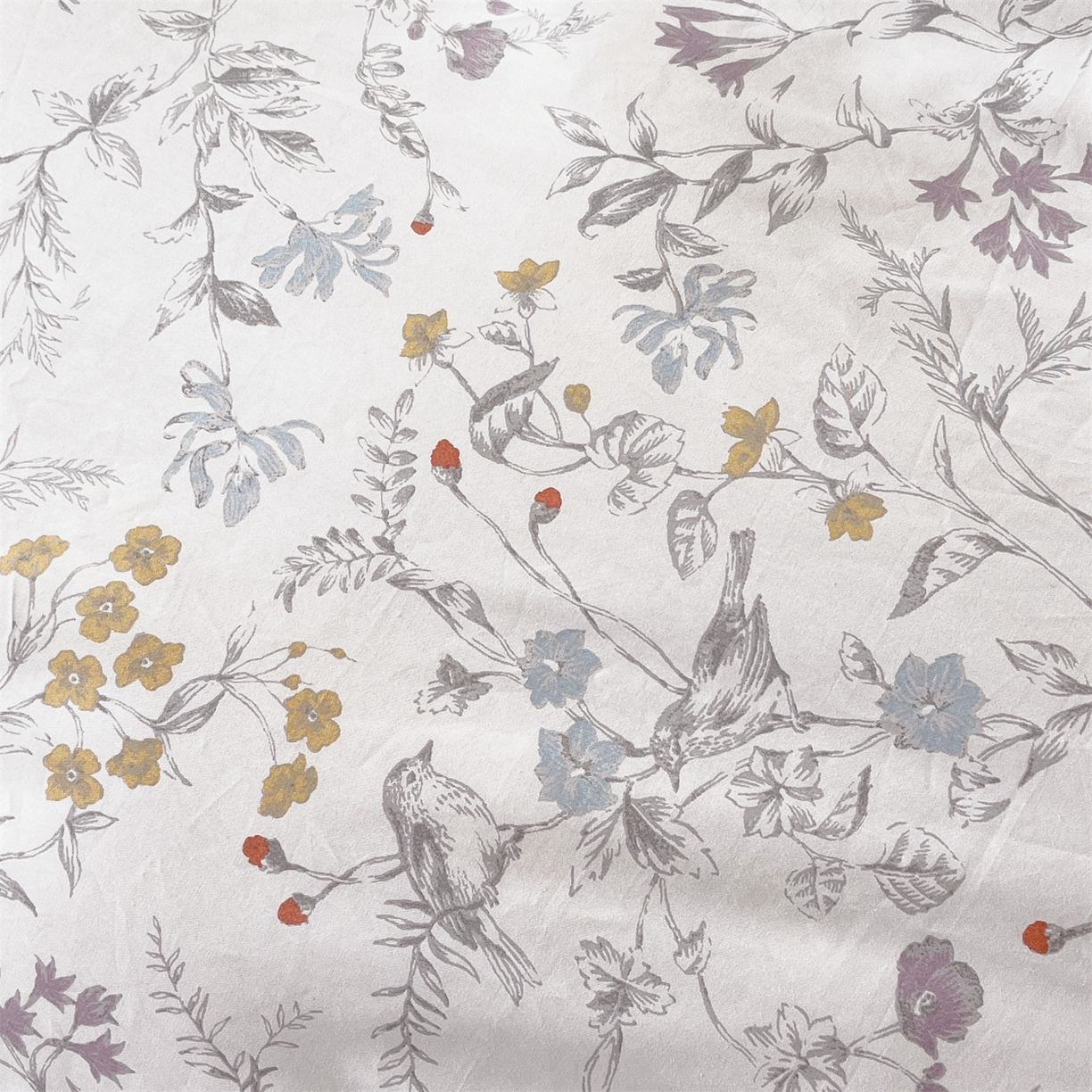 91家纺网 家纺一手货源 找家纺 宝齐莱家纺 2026新款全棉纯棉13372印花单枕套枕套单件 花解语