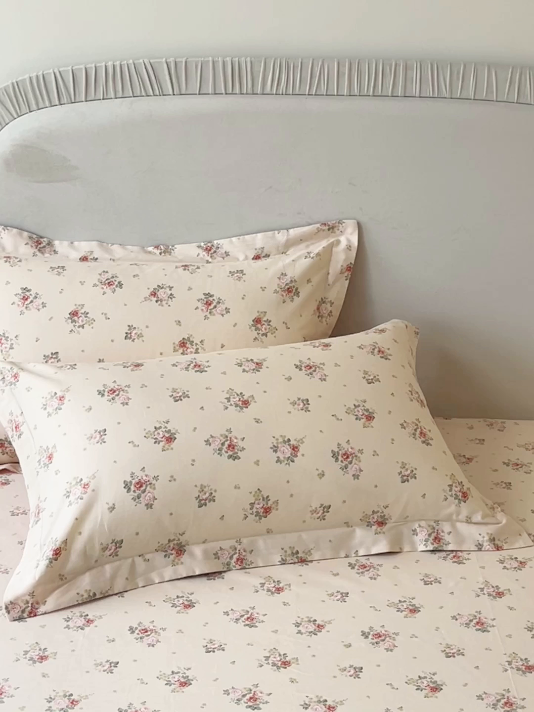 91家纺网 家纺一手货源 找家纺 宝齐莱家纺 2026新款全棉纯棉13372印花单枕套枕套单件 洛可可