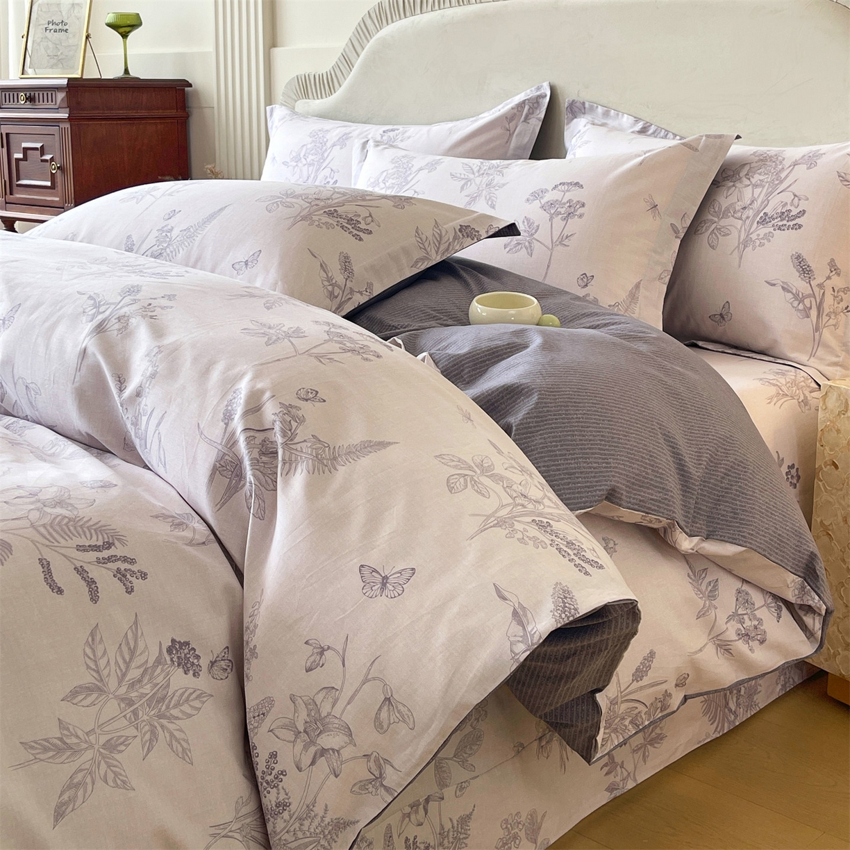 91家纺网 家纺一手货源 找家纺 （总）宝齐莱家纺 2026新款全棉纯棉13372印花四件套