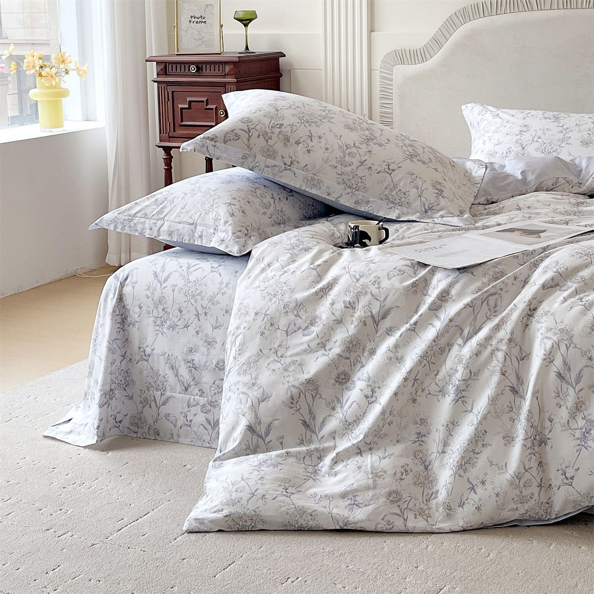 91家纺网 家纺一手货源 找家纺 （总）宝齐莱家纺 2026新款全棉纯棉13372印花四件套