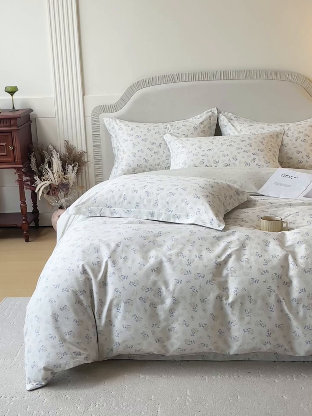 91家纺网 家纺一手货源 找家纺 宝齐莱家纺 2026新款全棉纯棉13372印花四件套 左岸晨雾