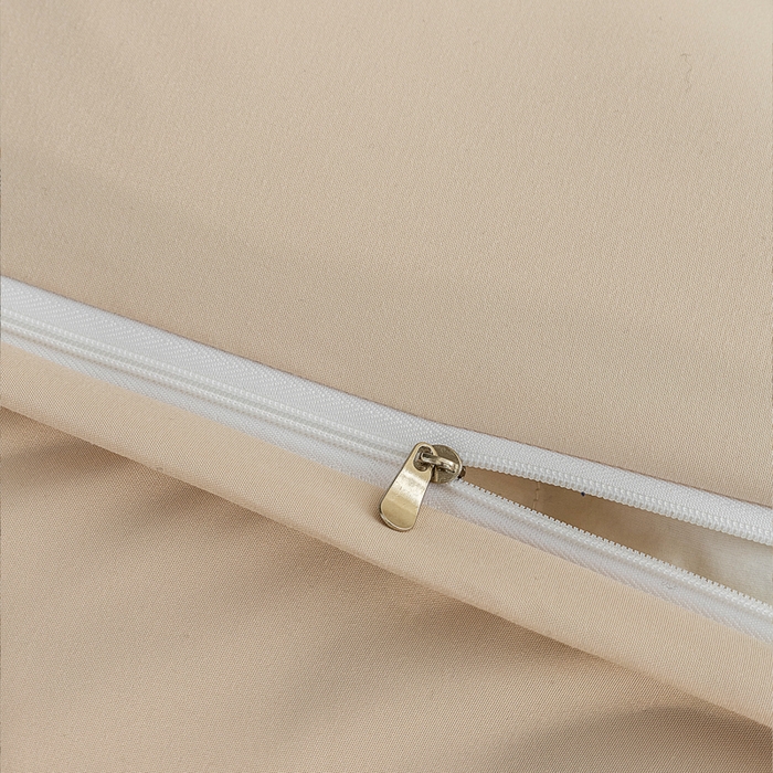 91家纺网 家纺一手货源 找家纺 恩和家纺 2026新款格子泡泡纱荷叶边四件套床单款床裙款套件 窗格花驼色