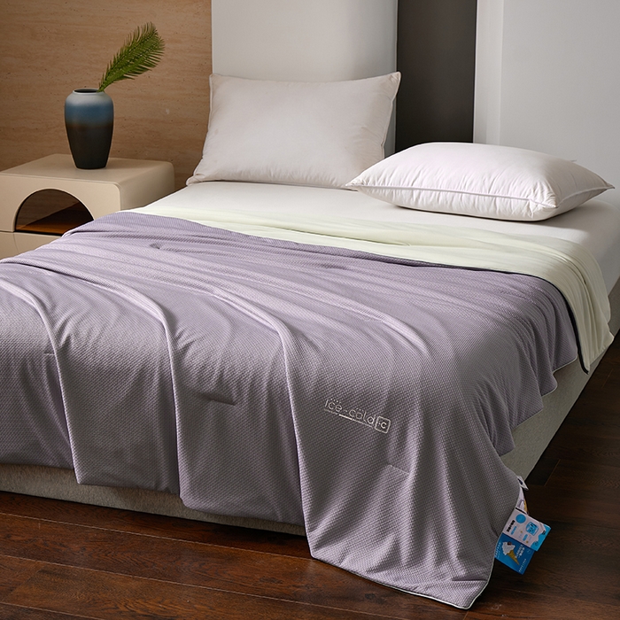 91家纺网 家纺一手货源 找家纺 （总）鸣升家纺 2026新款氨纶提花凉感丝夏被西瓜被空调被冰淇淋夏凉被空调被