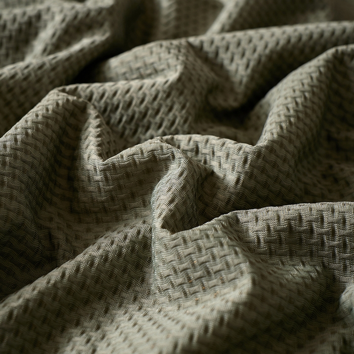 91家纺网 家纺一手货源 找家纺 鸣升家纺 2026新款氨纶提花凉感丝夏被西瓜被空调被冰淇淋夏凉被空调被 冰感-绿