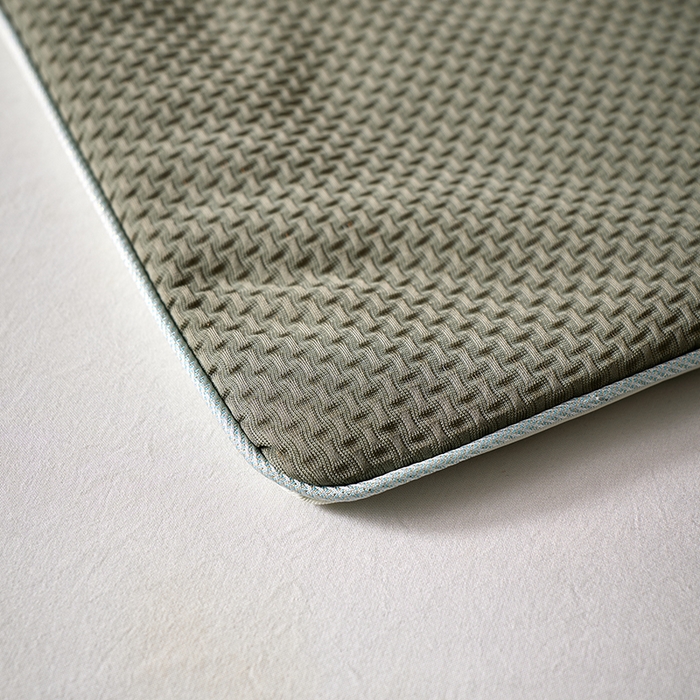 91家纺网 家纺一手货源 找家纺 鸣升家纺 2026新款氨纶提花凉感丝夏被西瓜被空调被冰淇淋夏凉被空调被 冰感-绿