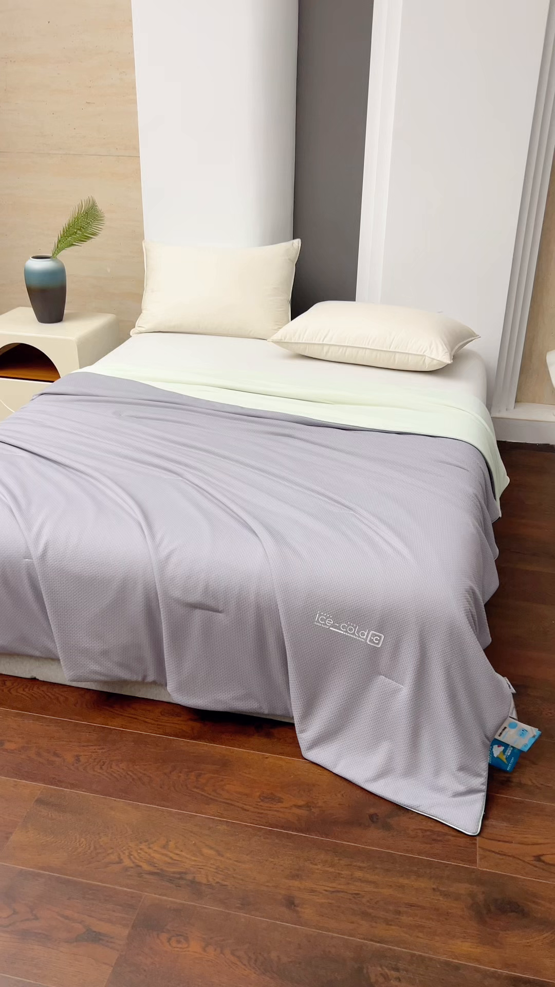 91家纺网 家纺一手货源 找家纺 鸣升家纺 2026新款氨纶提花凉感丝夏被西瓜被空调被冰淇淋夏凉被空调被 冰感-紫