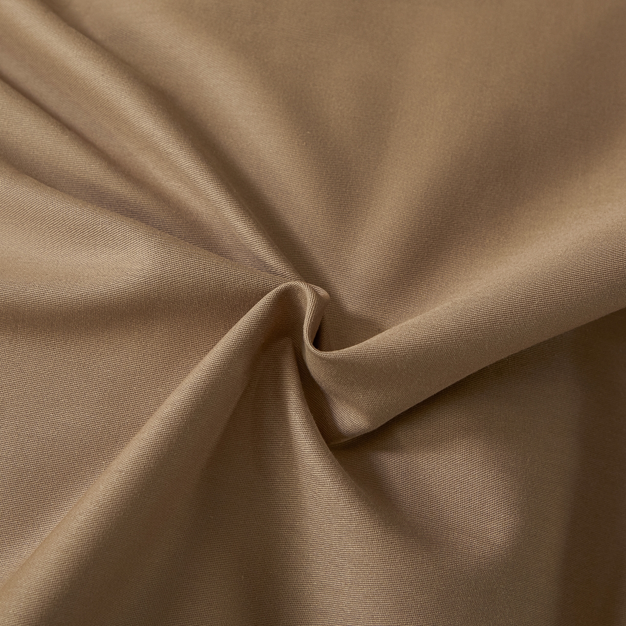 91家纺网 家纺一手货源 找家纺 寐眠 2026新款全棉纯棉纯色双拼四件套 暖棕卡其