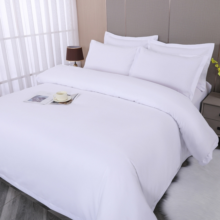 91家纺网 家纺一手货源 找家纺 （总）好杰 2026新款加厚加密酒店布草织带四件套