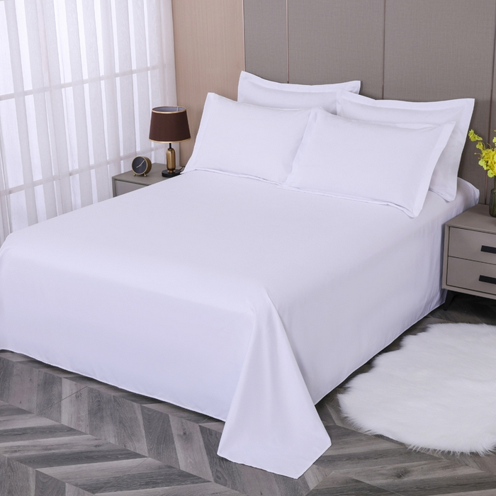 91家纺网 家纺一手货源 找家纺 （总）好杰 2026新款加厚加密酒店布草织带四件套