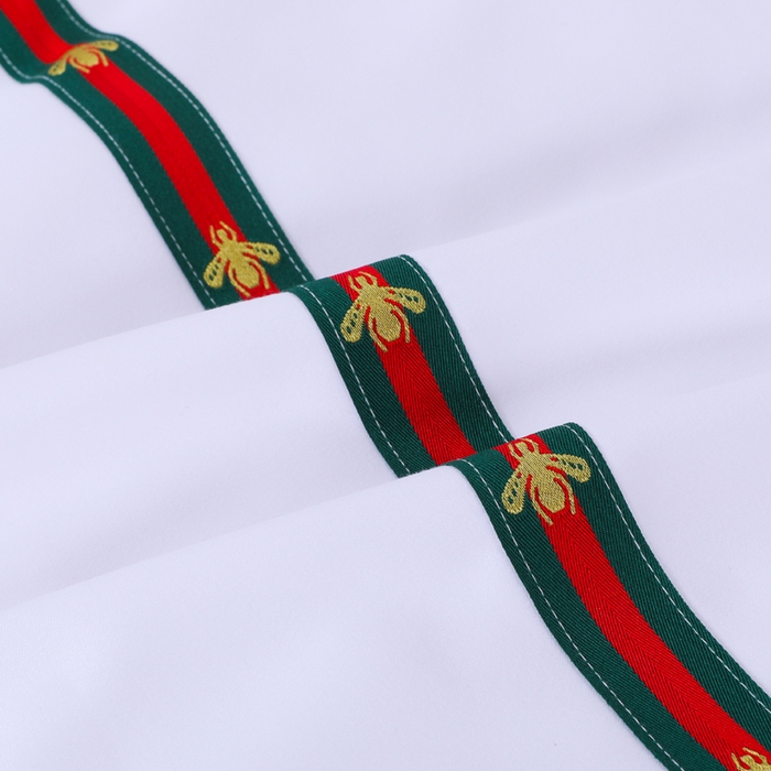 91家纺网 家纺一手货源 找家纺 好杰 2026新款加厚加密酒店布草织带四件套 金蜜彩蝶