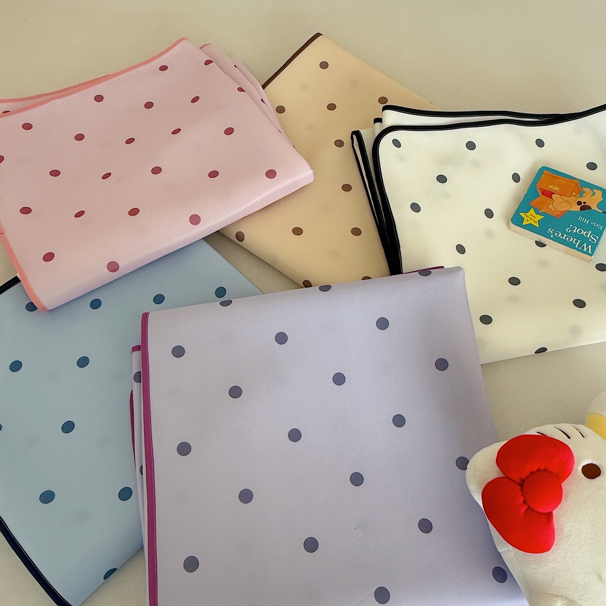 91家纺网 家纺一手货源 找家纺 （总）美乐迪家纺 2026春夏新款水光冰丝凉席席子-波点系列