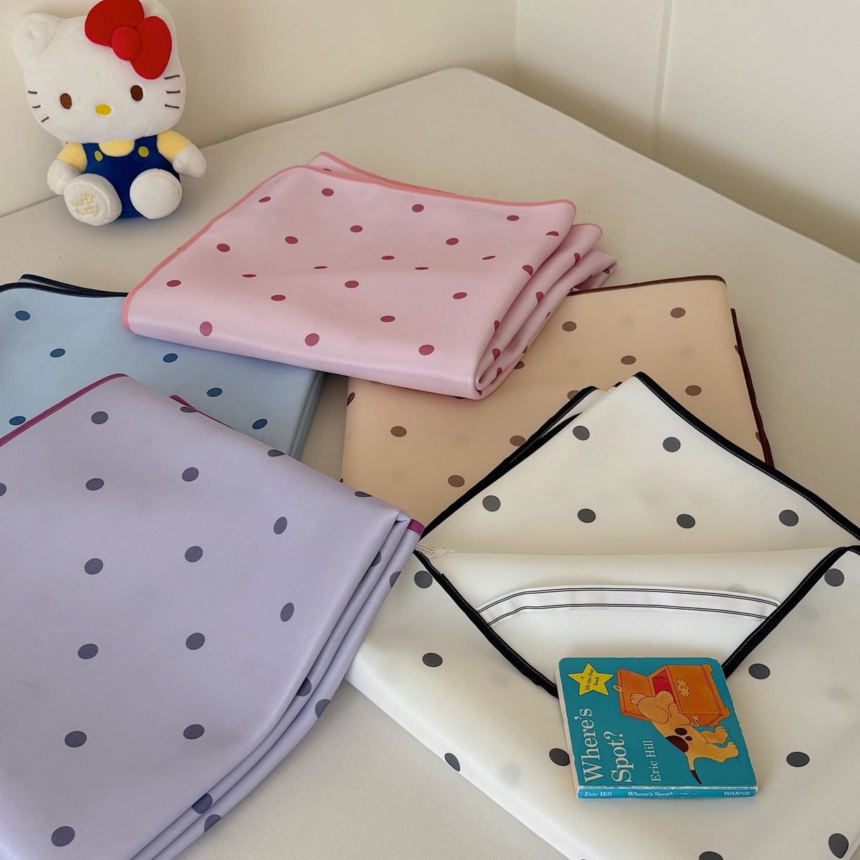 91家纺网 家纺一手货源 找家纺 （总）美乐迪家纺 2026春夏新款水光冰丝凉席席子-波点系列