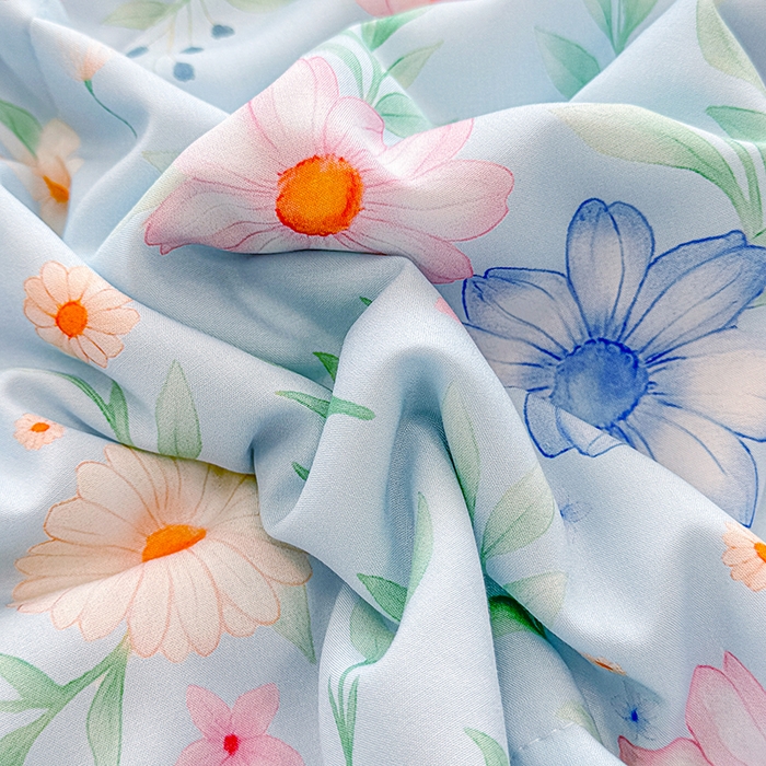 91家纺网 家纺一手货源 找家纺 天瑜家纺 2026新款棉绸夏被苏香绸舒香绸夏凉被人造棉空调被 花海 蓝