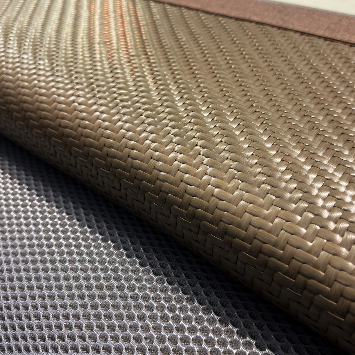 91家纺网 家纺一手货源 找家纺 （总）欧邦 2026新款三层复合刺绣超冷感PE软席雪藤席子-福禄